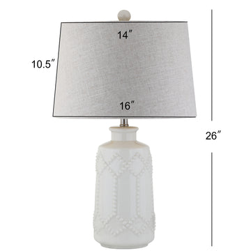 Alice 26" Ceramic LED Table Lamp - JONATHAN Y